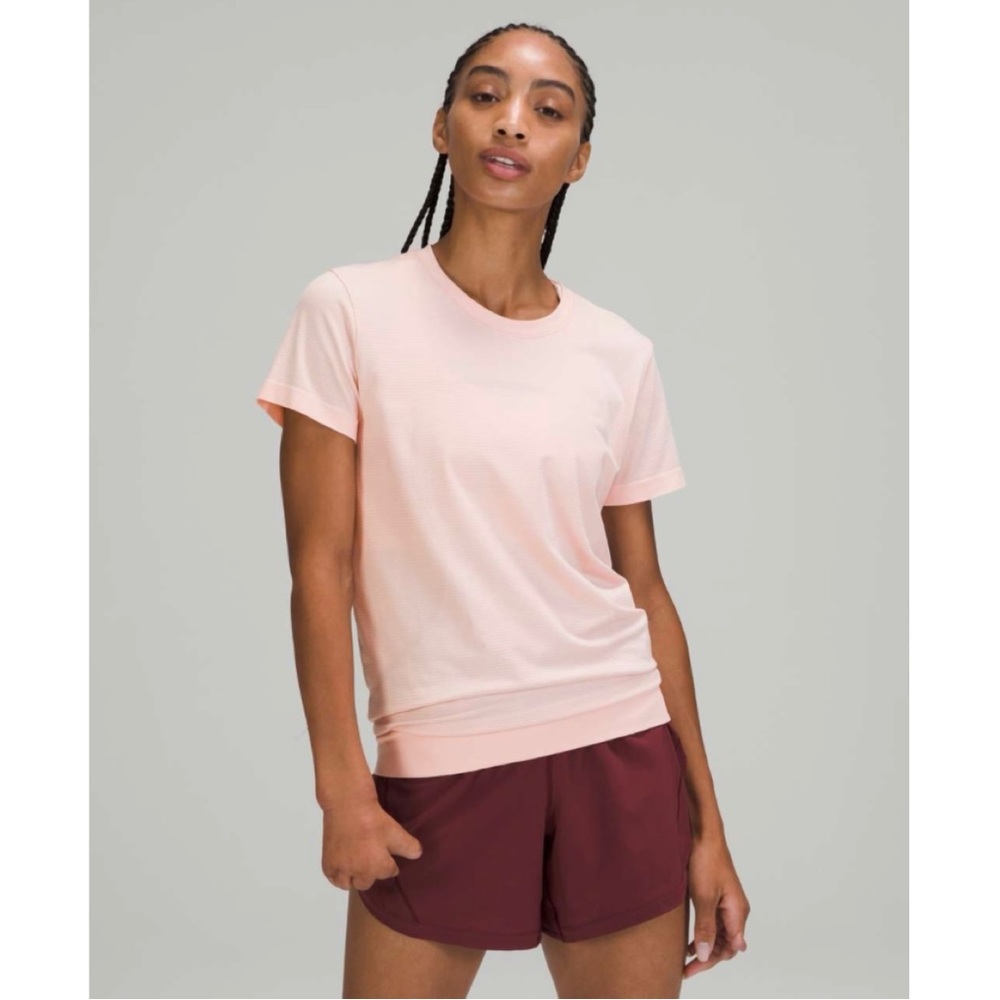 lululemon athletica Swiftly Relaxed (original fit) Short Sleeve Tee - Light Pink